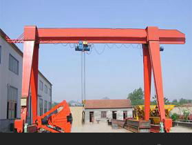 L Type Single Girder Gantry Crane with Hook Cap.5-32/5t 