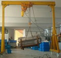 L Type Single Girder Gantry Crane with Hook Cap.5-32/5t  4