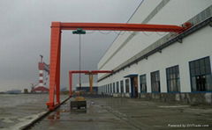 2-10t BMH Model Electric Hoist Semi-gantry Crane