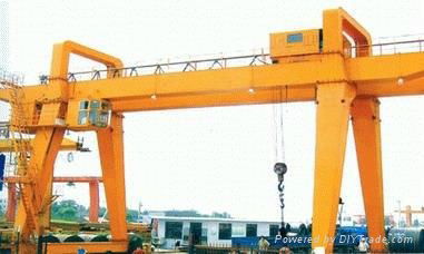 Single& Double girder gantry crane with hook for project construction