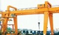 Single& Double girder gantry crane with hook for project construction