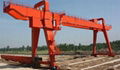 Single& Double girder gantry crane with hook for project construction 2