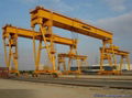 Single& Double girder gantry crane with hook for project construction 3