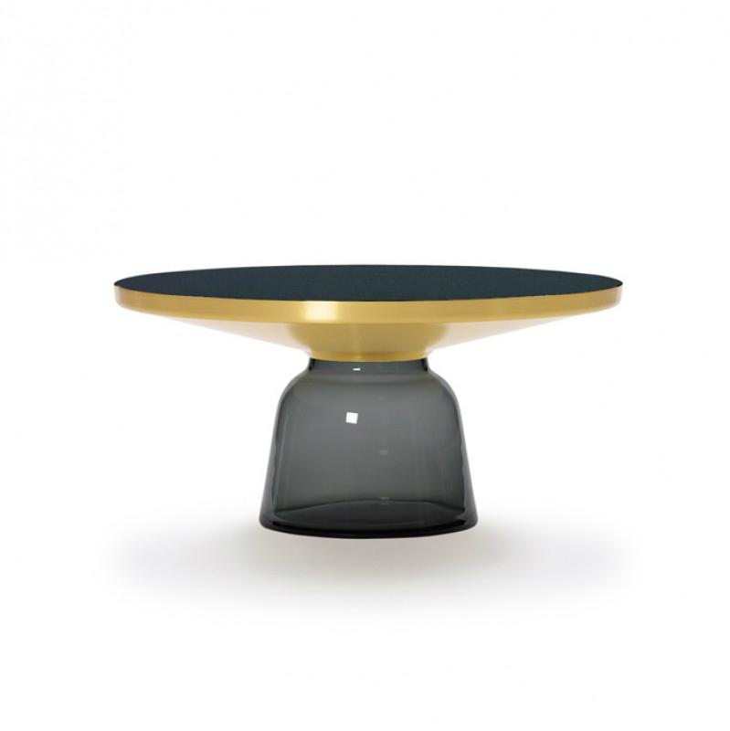 Modern fashion design round glass bell coffee table replica for home furniture 4