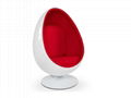 henrik thor-larsen fiberglass Oval egg chair egg pod chair 4