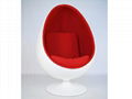 henrik thor-larsen fiberglass Oval egg chair egg pod chair 6