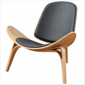 Hans J. Wegner Carl Hansen CH07 Shell Chair Lounge Chair