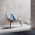 Hans J. Wegner Carl Hansen CH07 Shell Chair Lounge Chair 3