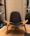 Hans J. Wegner Carl Hansen CH07 Shell Chair Lounge Chair