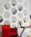 Modern classic design white Fiberglass Bros Bouroullec cloud bookcase