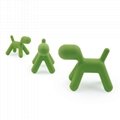 Home furniture fiberglass eero aarnio dog shaped magis puppy chair