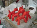 Home furniture fiberglass eero aarnio dog shaped magis puppy chair 12