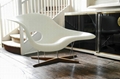 fiberglass La Chaise by Charles and Ray Eames and FLY by Ferruccio Laviani