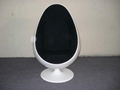 henrik thor-larsen fiberglass Oval egg chair egg pod chair 7