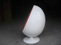 henrik thor-larsen fiberglass Oval egg chair egg pod chair 8