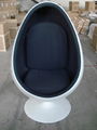 henrik thor-larsen fiberglass Oval egg chair egg pod chair 13