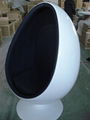 henrik thor-larsen fiberglass Oval egg chair egg pod chair 14