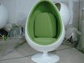 henrik thor-larsen fiberglass Oval egg chair egg pod chair 17