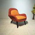 Modern Classic Designer Furniture Swoon Lounge Chair by Space Copenhagen