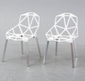 Polished Anodized Aluminum Stackable Konstantin Grcic Magis Chair One Chair