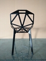 Polished Anodized Aluminum Stackable Konstantin Grcic Magis Chair One Chair