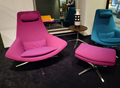 Mid-Century Swivel Metropolitan Chairs by Jeffrey Bernett for B&B Italia