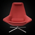 Mid-Century Swivel Metropolitan Chairs by Jeffrey Bernett for B&B Italia