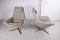 Mid-Century Swivel Metropolitan Chairs by Jeffrey Bernett for B&B Italia