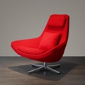 Mid-Century Swivel Metropolitan Chairs by Jeffrey Bernett for B&B Italia
