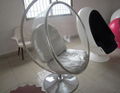 modern design furniture acrylic swing hanging bubble chair with stand cheap