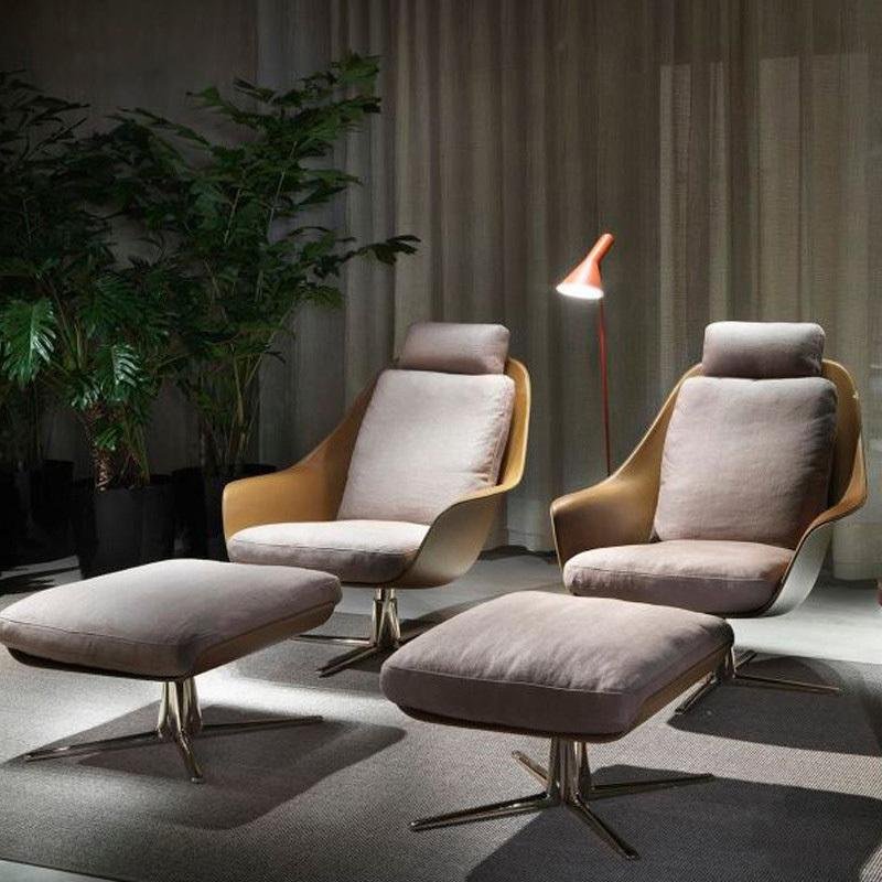 Replica Designer Furniture Sveva Flexform Swivel Armchair By Carlo Colombo