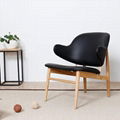 Replica Wood Furniture Leisure Style IB Kofod Larsen Fabric Lounge Chair 