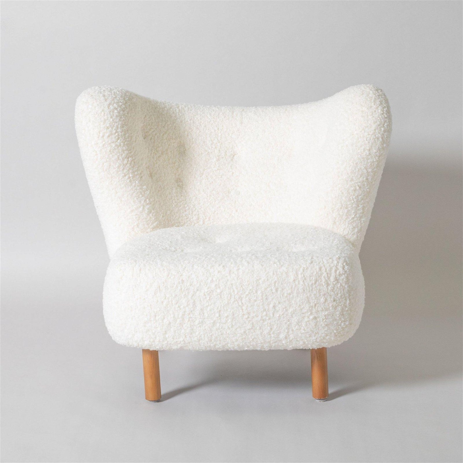 Home Furniture White Wool Little Petra VB1 Lounge Chair