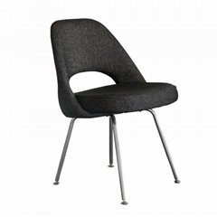 Designer Furniture Saarinen Executive Dining Chair With Stainless Steel Legs