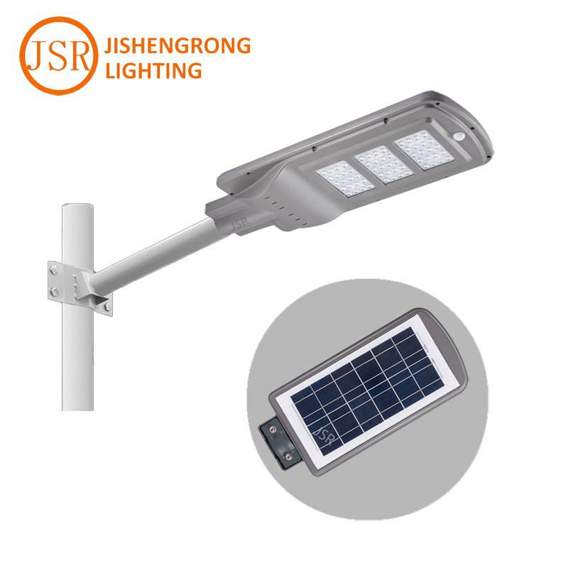 Light control Human Induction 40w 60w all in one solar street light 2