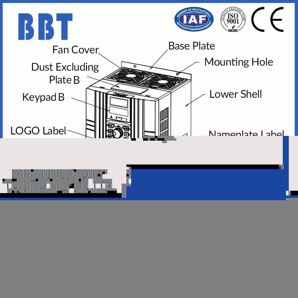 frequency ac drive 1.5kw water pump inverter 380v 2