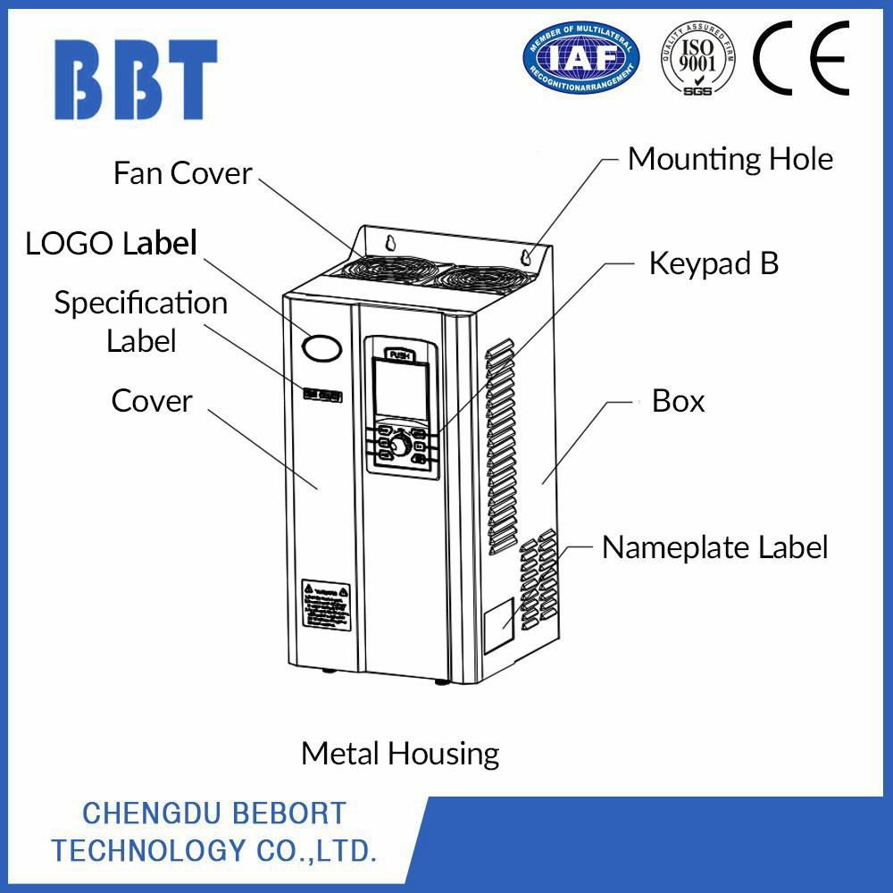 380v power frequency 2.2kw converter variable speed ac drive