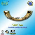 H005 Italy quality zinc alloy coffin handle size 20.5*7.5cm gold color