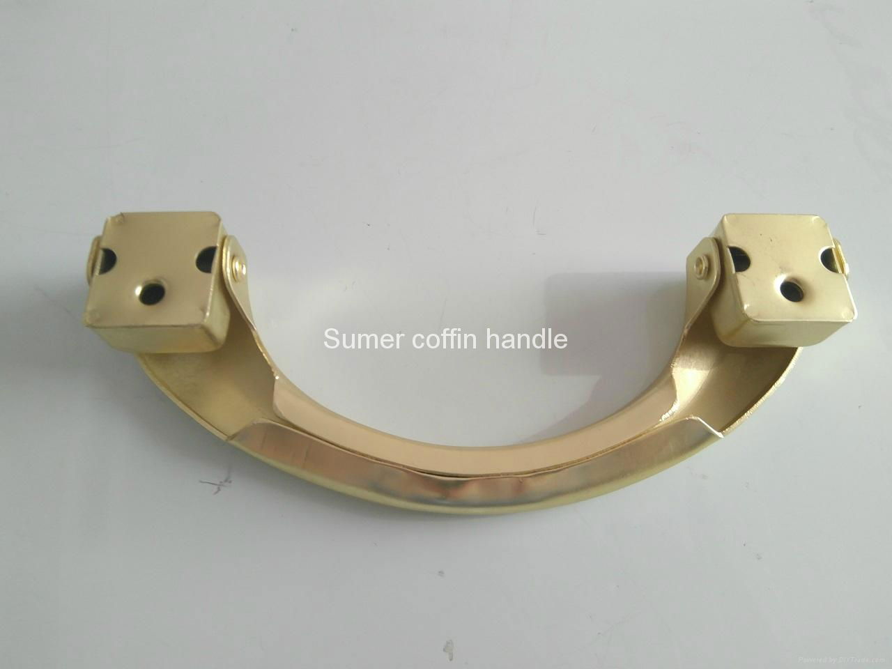 HM002 metal coffin handle steel casket handle bronze color 3