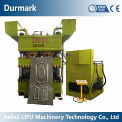 2000 ton eight column steel door making skin press machine