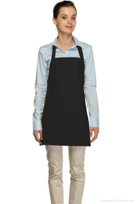 Deluxe bib aprons with 3 pockets