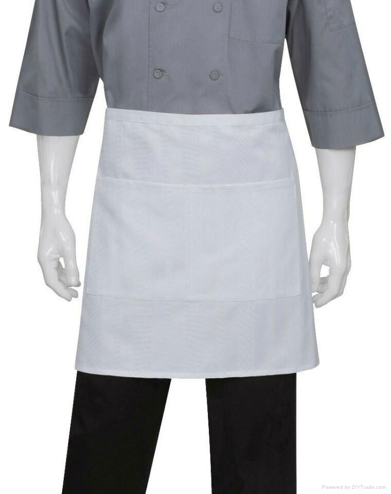 white half  bistro aprons