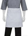 white half  bistro aprons