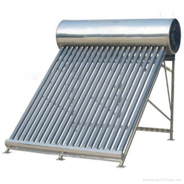 integrative unpressurized vacumm tube solar water heater