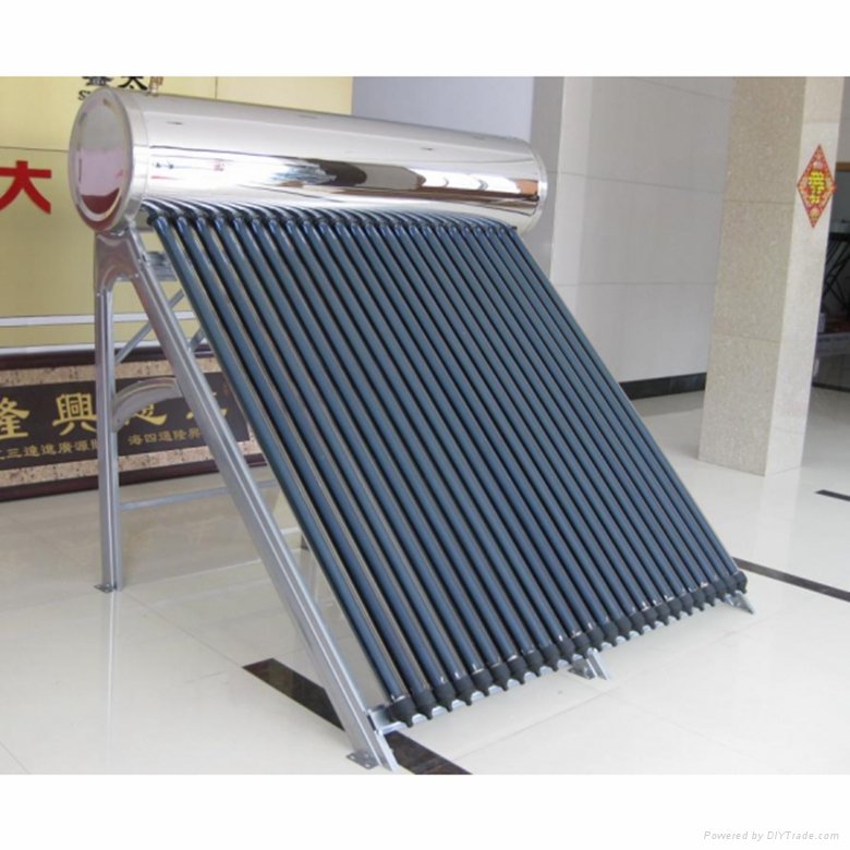 integrative unpressurized vacumm tube solar water heater 2