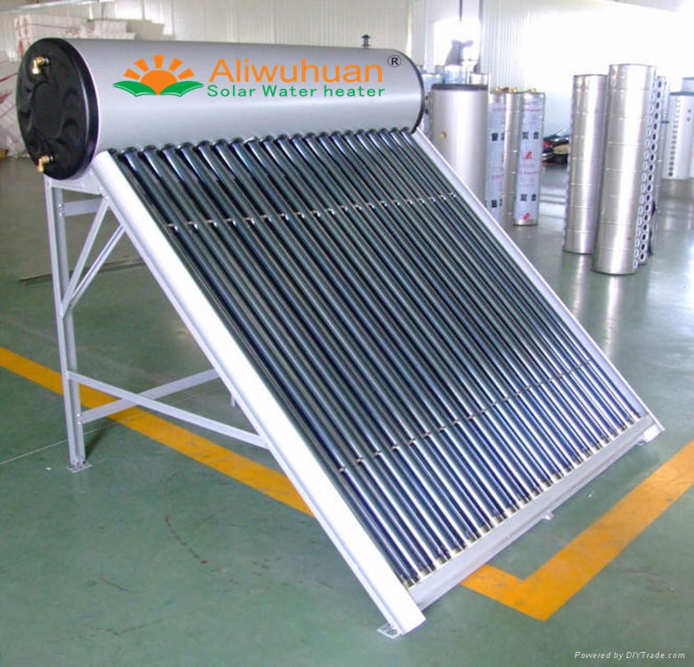 integrative unpressurized vacumm tube solar water heater 3