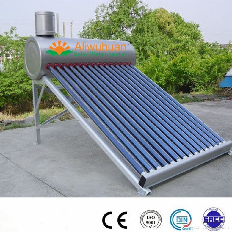 integrative unpressurized vacumm tube solar water heater 4