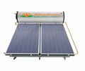 Black Chromium solar thermal panel with flat plate