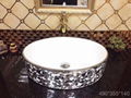 Round shape vanty competitive price wash basin  3