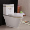 Bathroom ceramic golden new design one